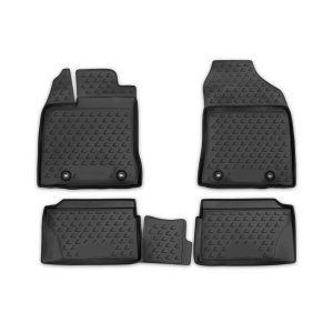 Lexus CT200H Floor Mats - Omac - Rubber TPE - Black - 2011